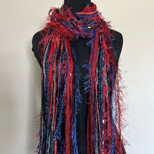 Colorful Fringe Scarf
